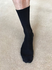 Classic Black Socks (Rear Logo)