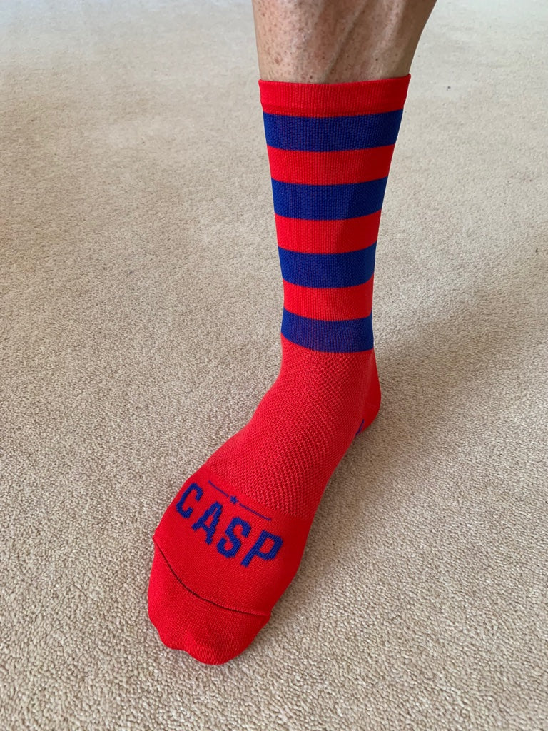 Ruby Stripe Socks