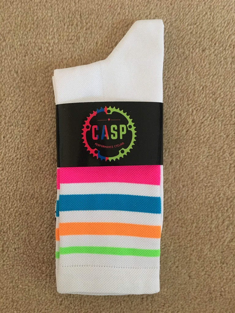 Stripe Socks White